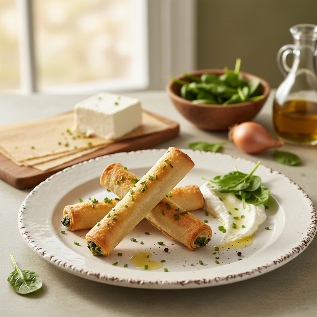 Cigares épinards-ricotta