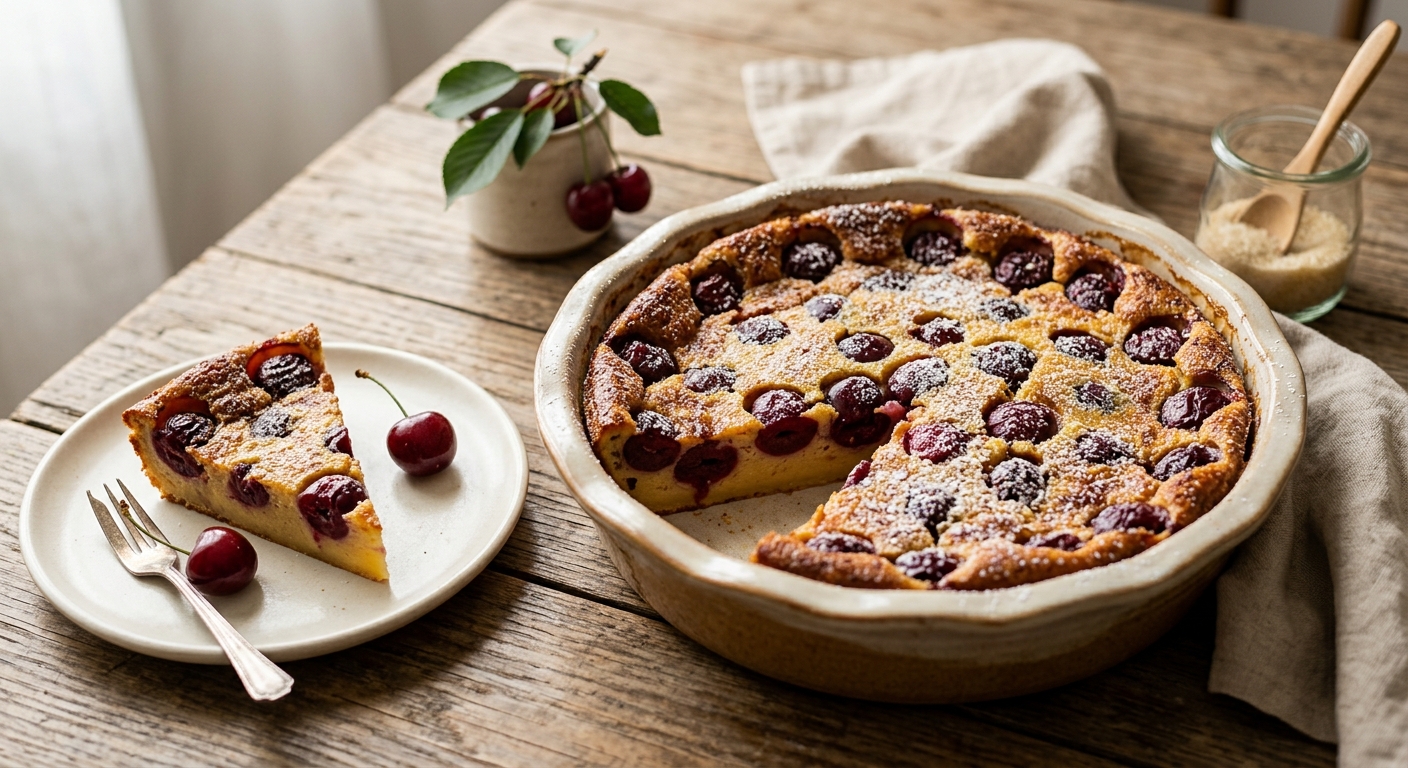 Clafoutis aux cerises express