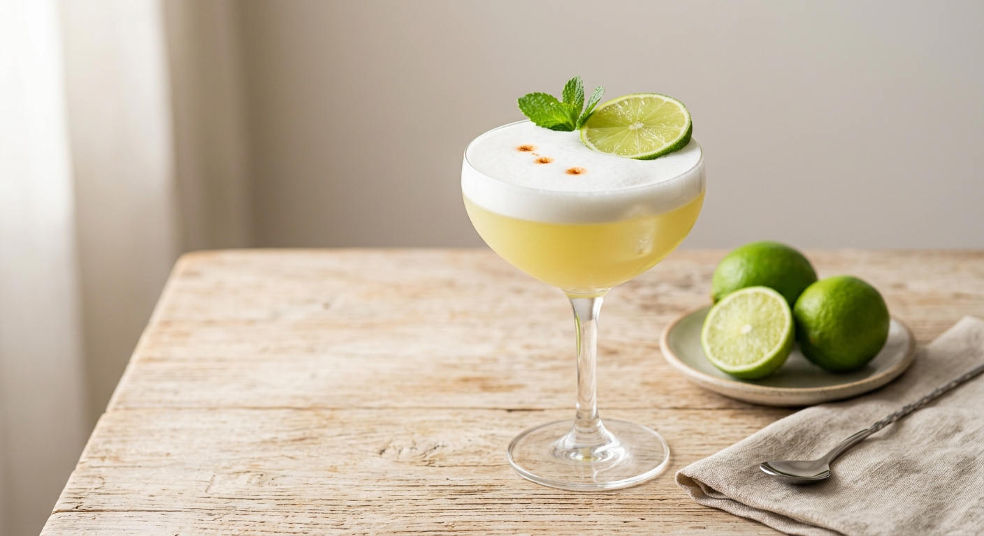 Cocktail pisco sour, la boisson emblématique du Pérou