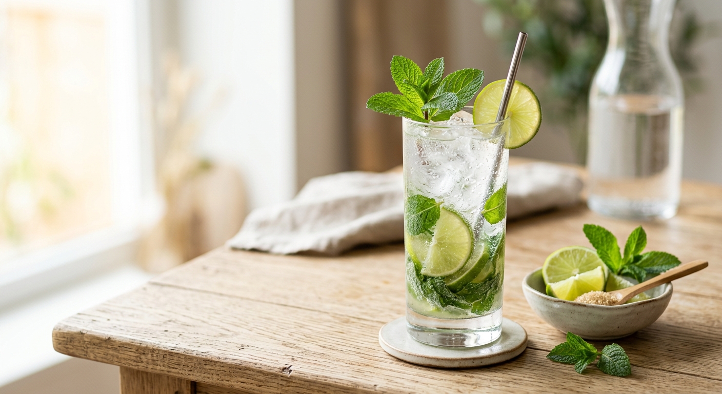 Cocktail virgin mojito