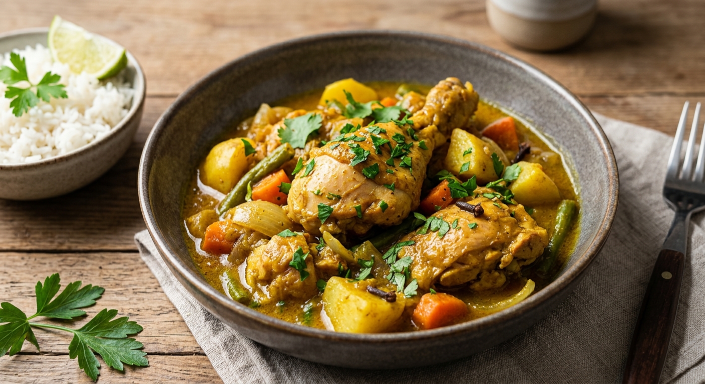 Colombo de poulet antillais