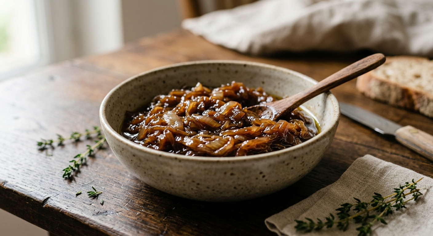 Confit d'oignons ultra rapide