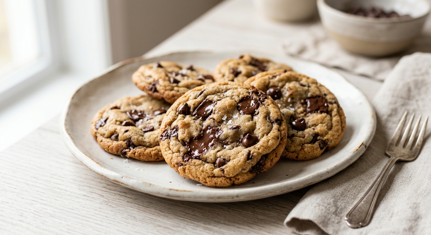 Cookies aux pépites de chocolat super moelleux