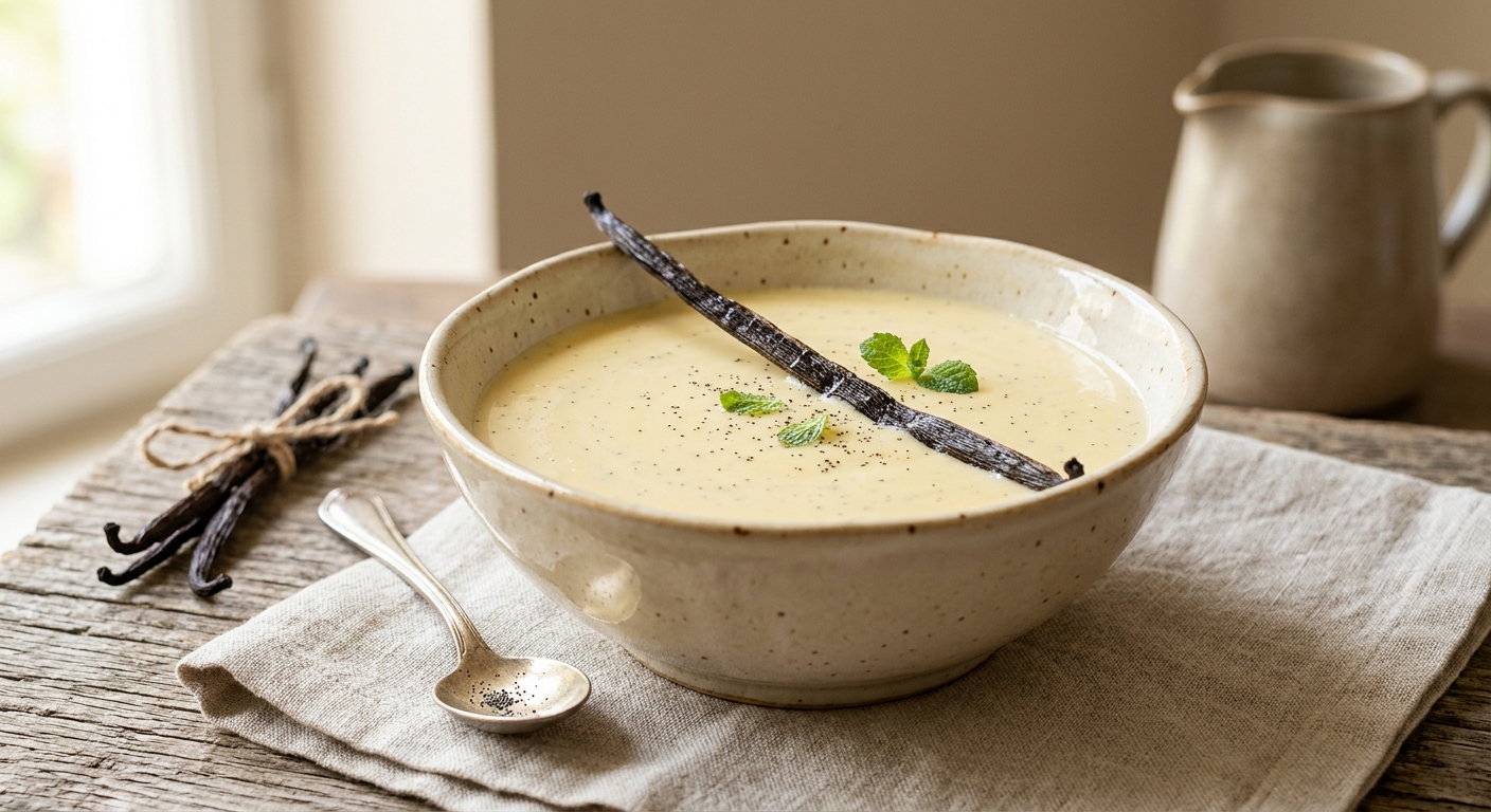 Crème anglaise au vanille