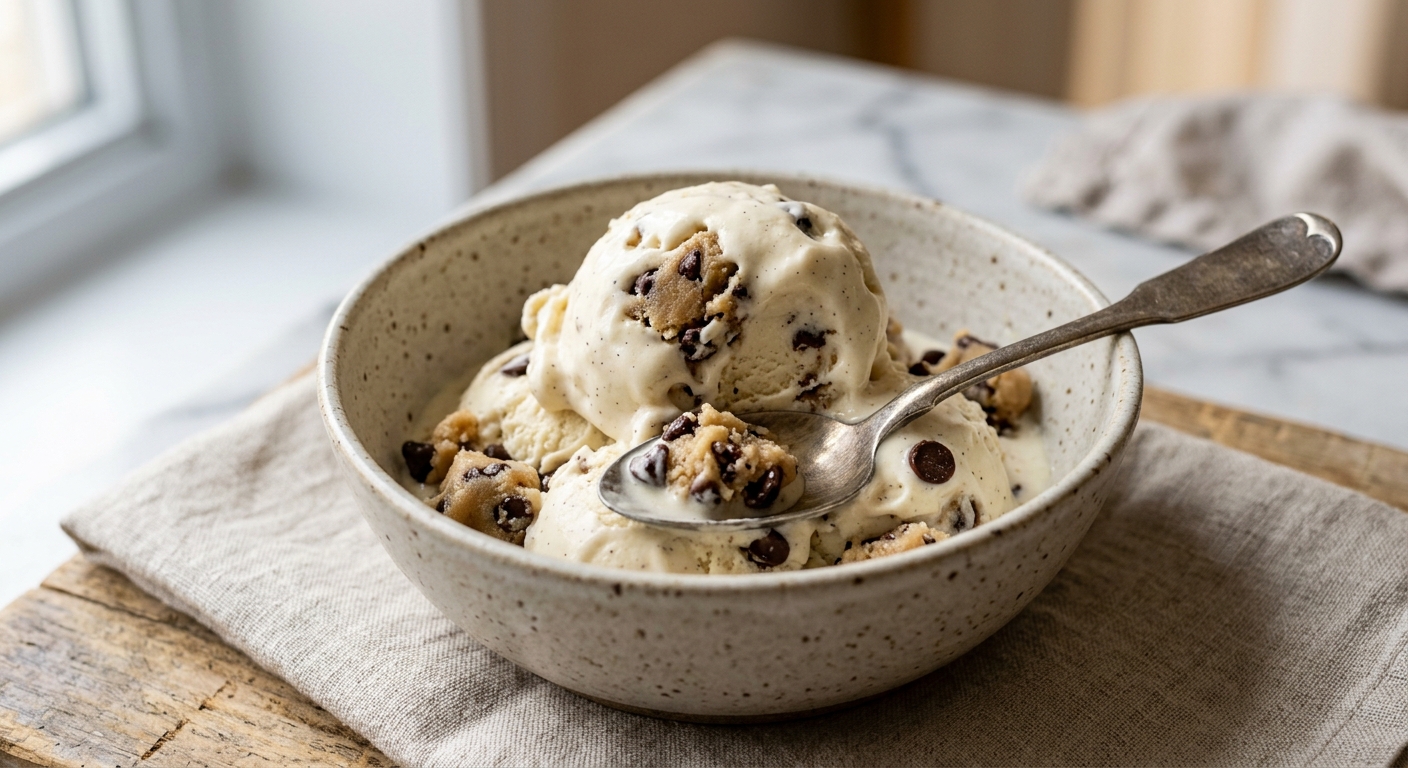 Crème glacée cookie dough