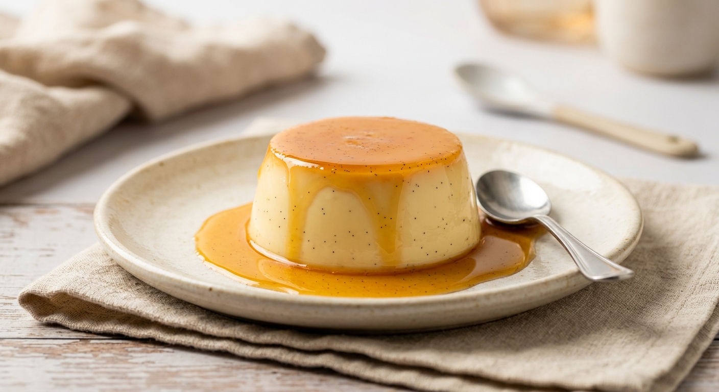 Crèmes renversées au caramel