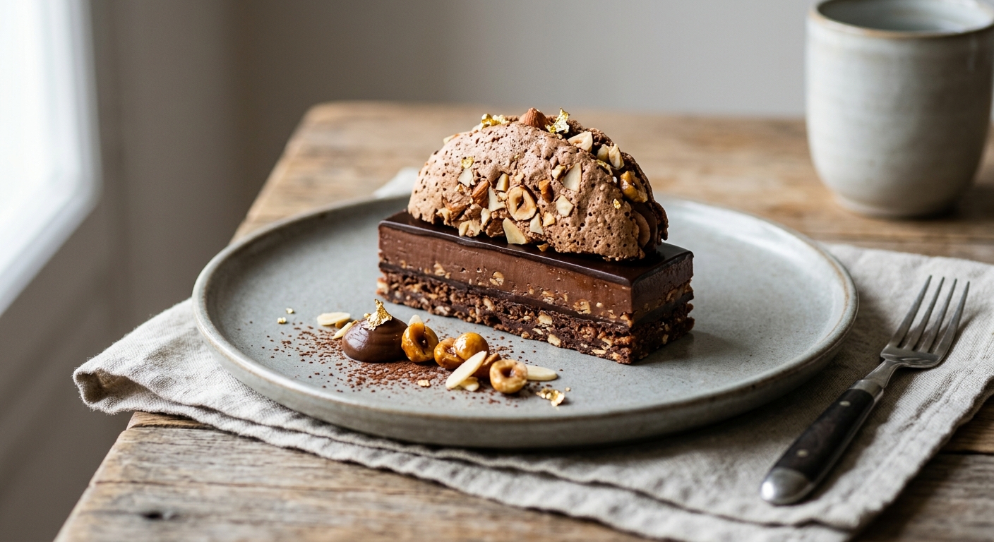 Croquant meringué au chocolat