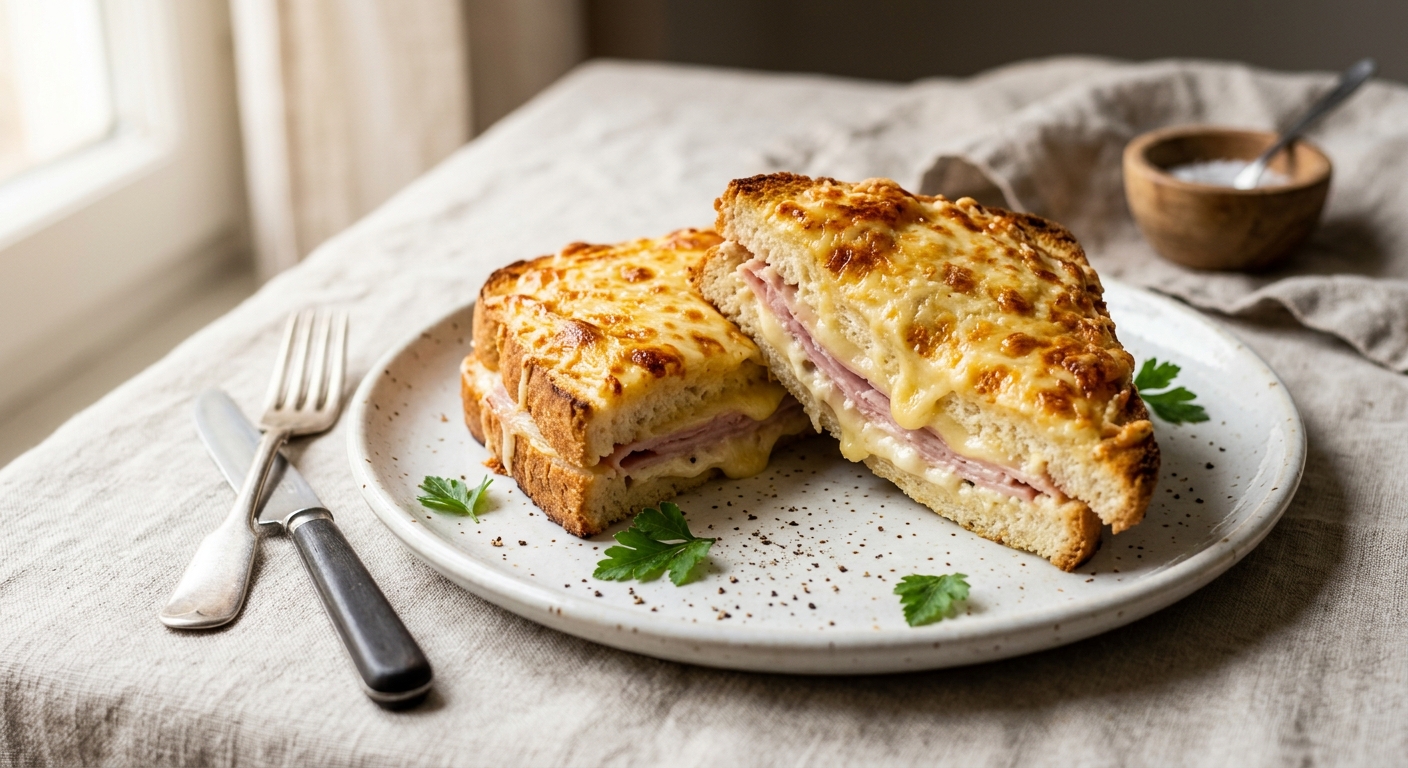 Croque-monsieur au four
