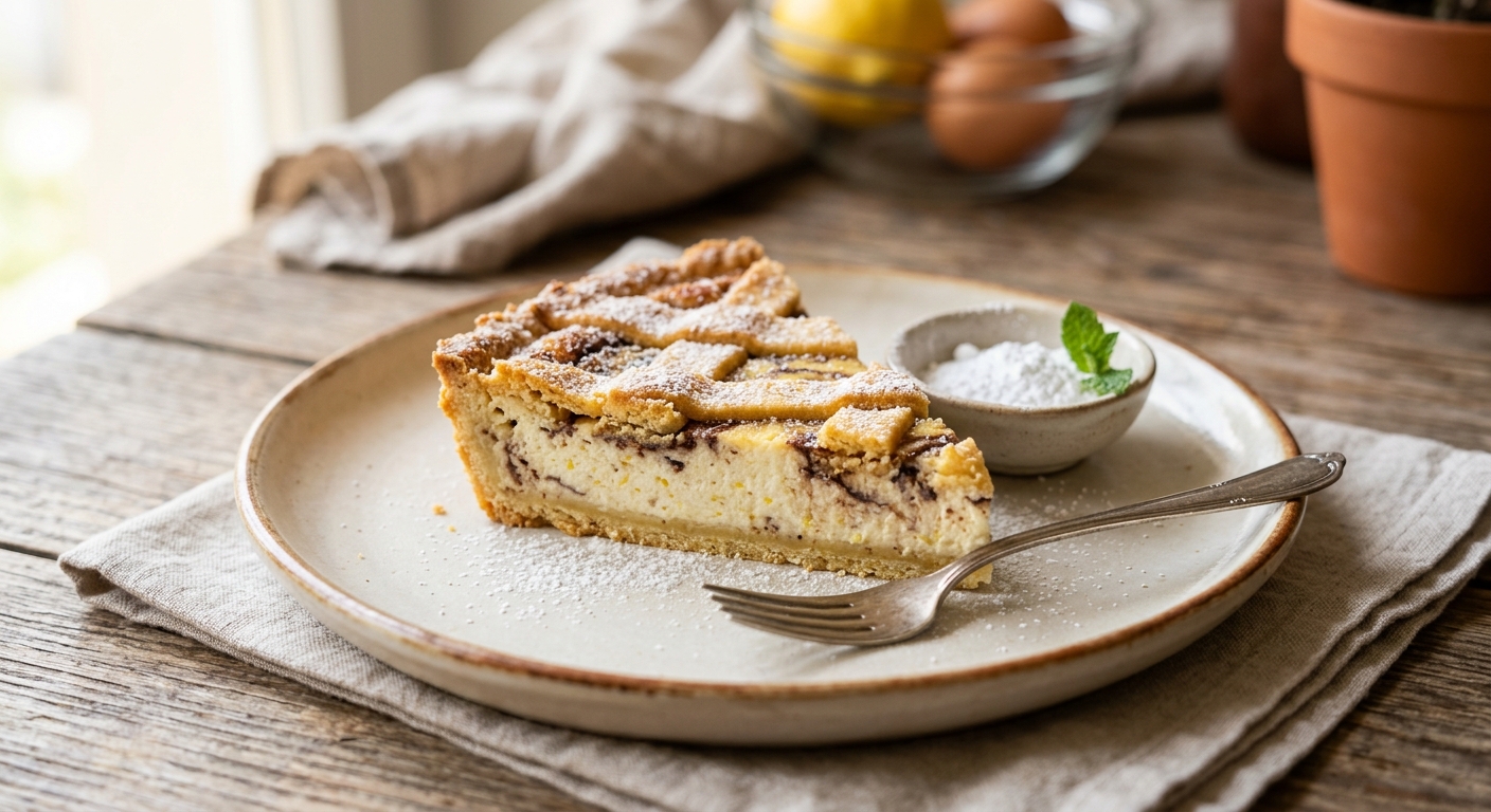 Crostata alla ricotta (recette italienne)