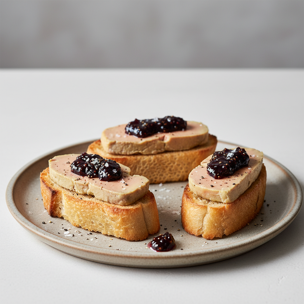 Crostini de Foie Gras et Confiture de Figues