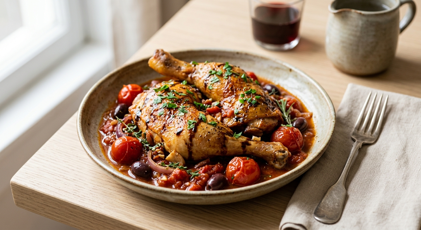 Cuisse de poulet à la toscane