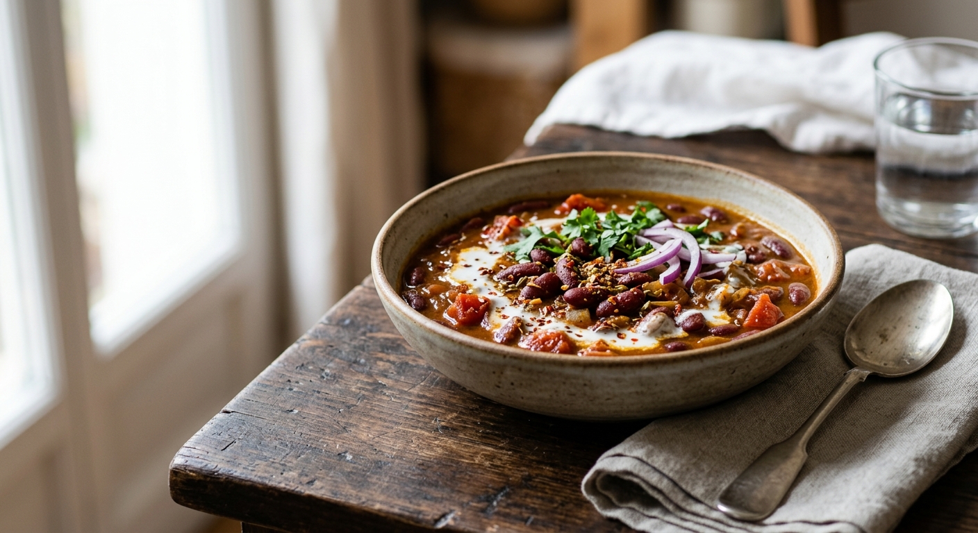 Curry de haricots rouges