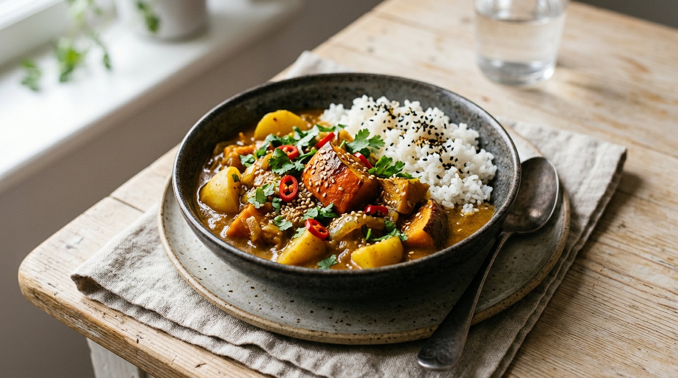 Curry japonais au potimarron