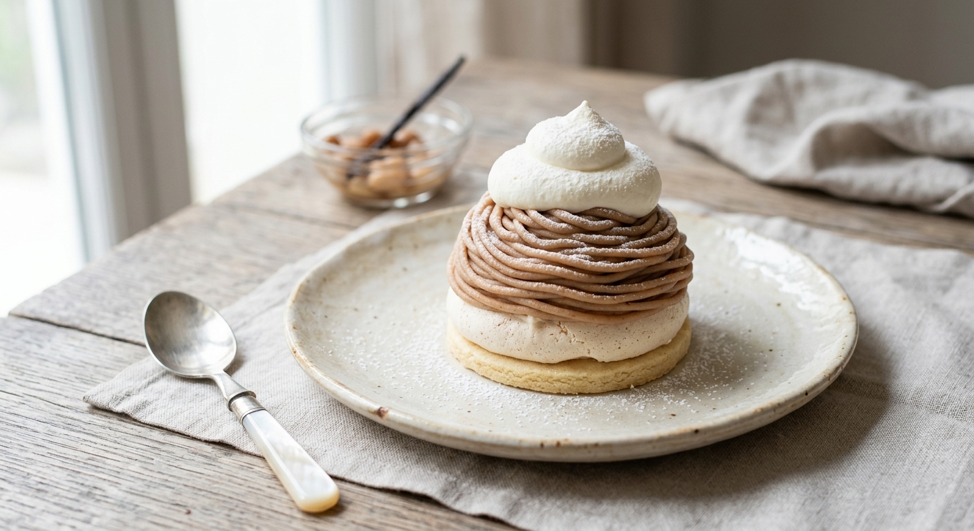 Dessert Monts blancs aux haricots tarbais