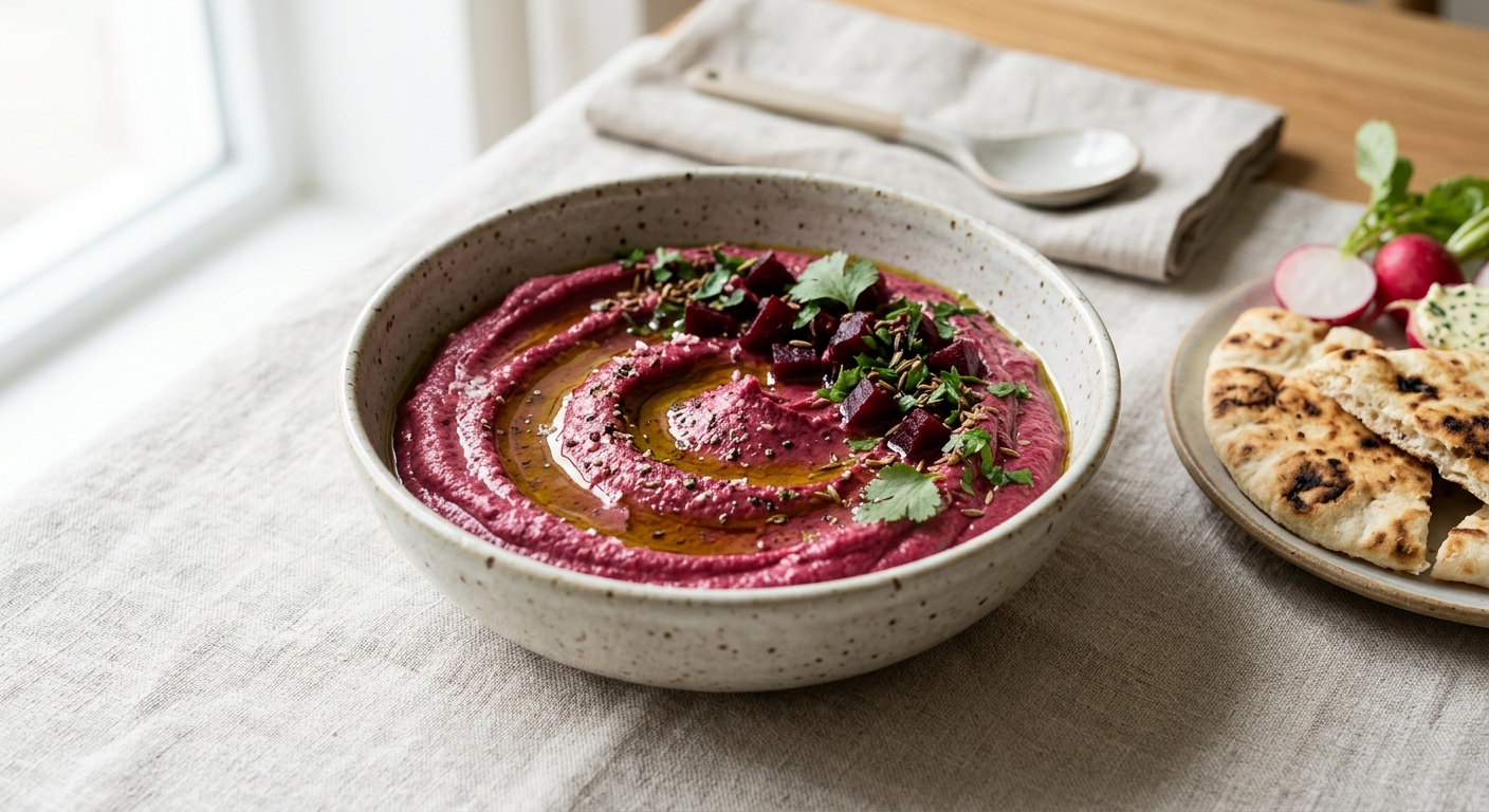 Dip betteraves houmous