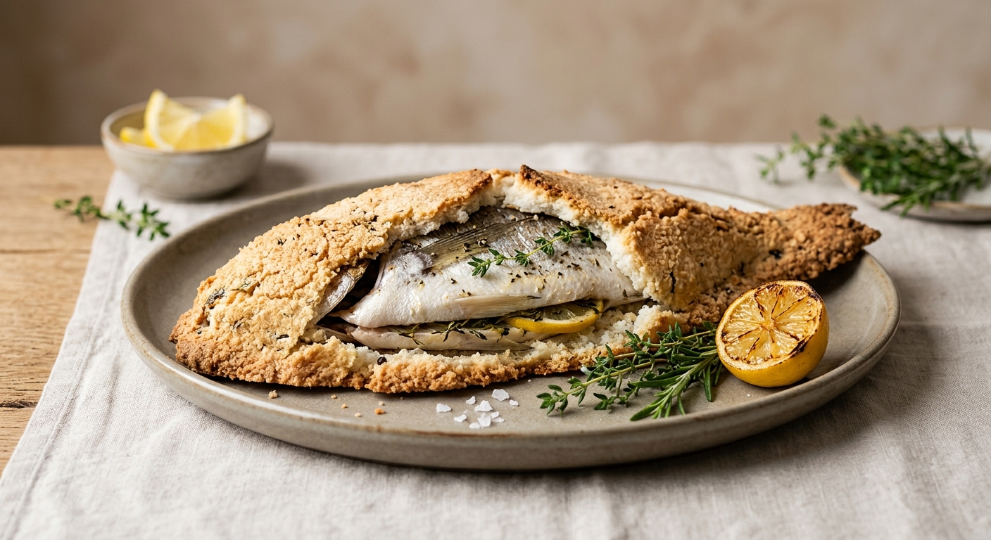 Dorade en croûte de sel