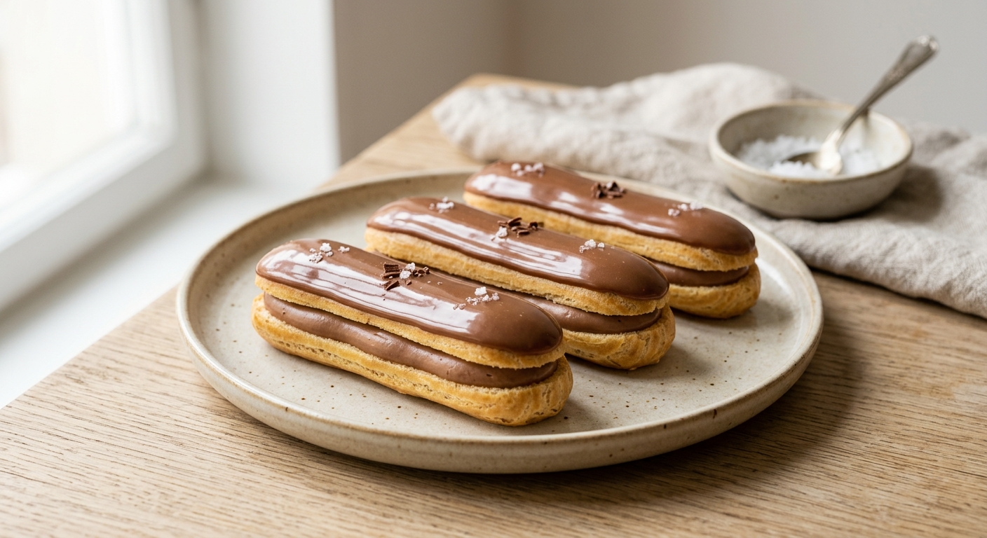 Éclairs au chocolat au lait
