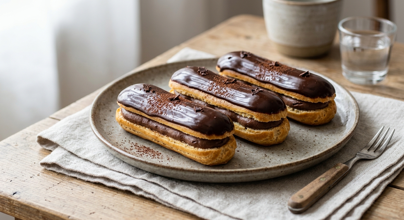 Éclairs au chocolat