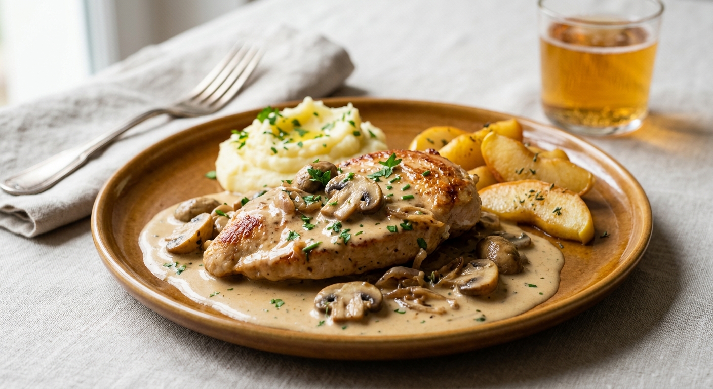 Escalope à la normande