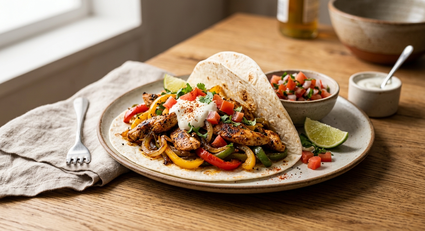 Fajitas au poulet