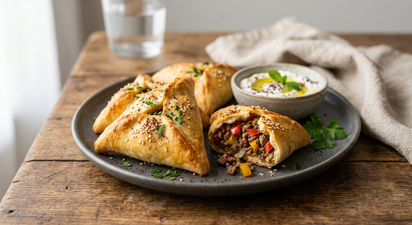 Fatayers libanais express à la viande