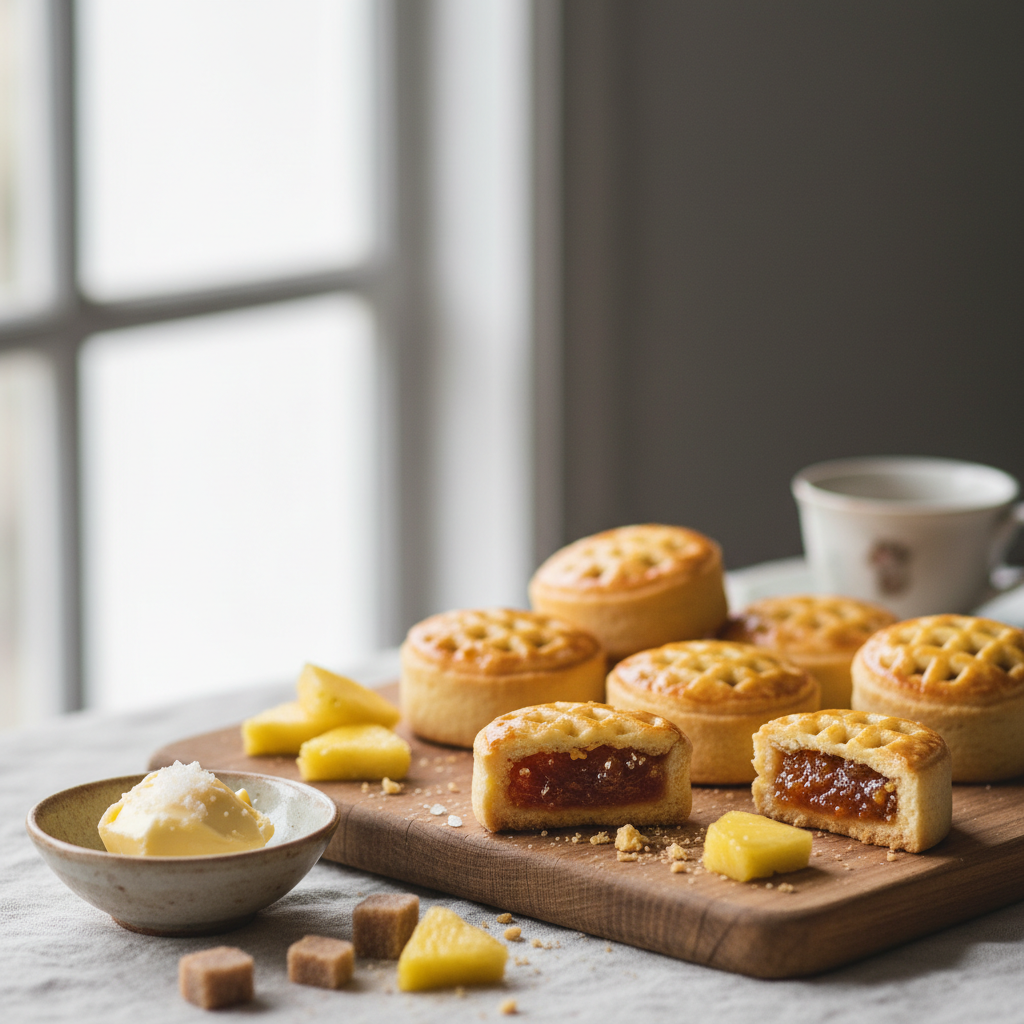 Feng li su (sablés à l’ananas confit)