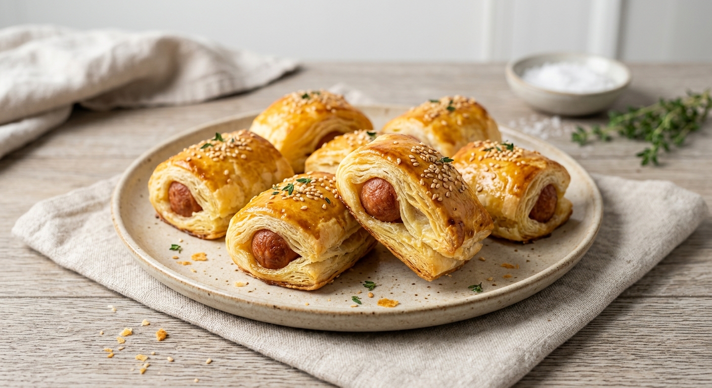 Feuilletés aux saucisses