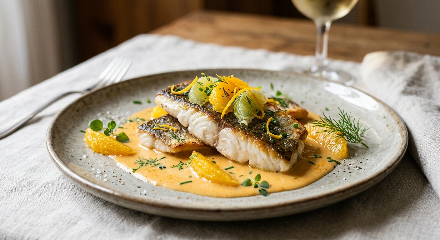 Filets de Bar aux agrumes