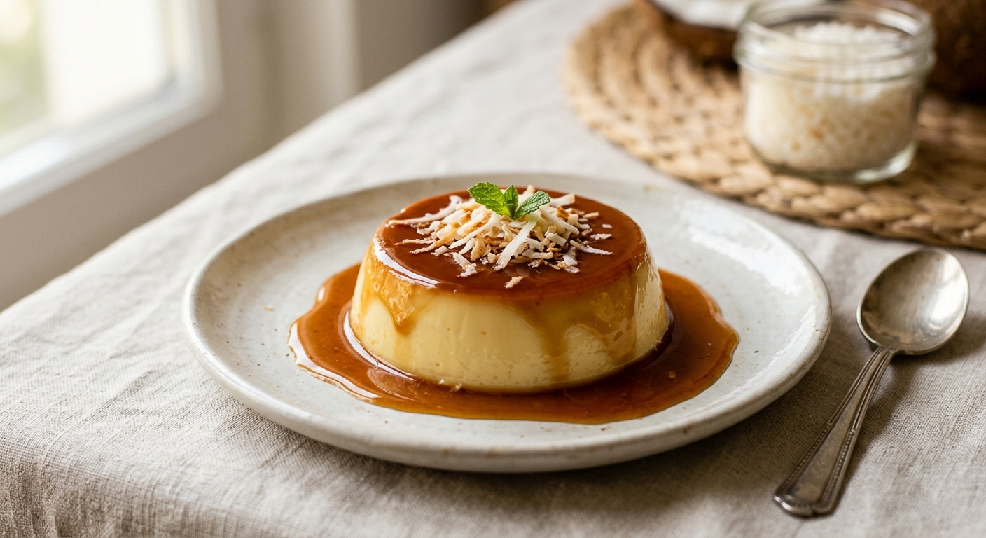 Flan coco antillais