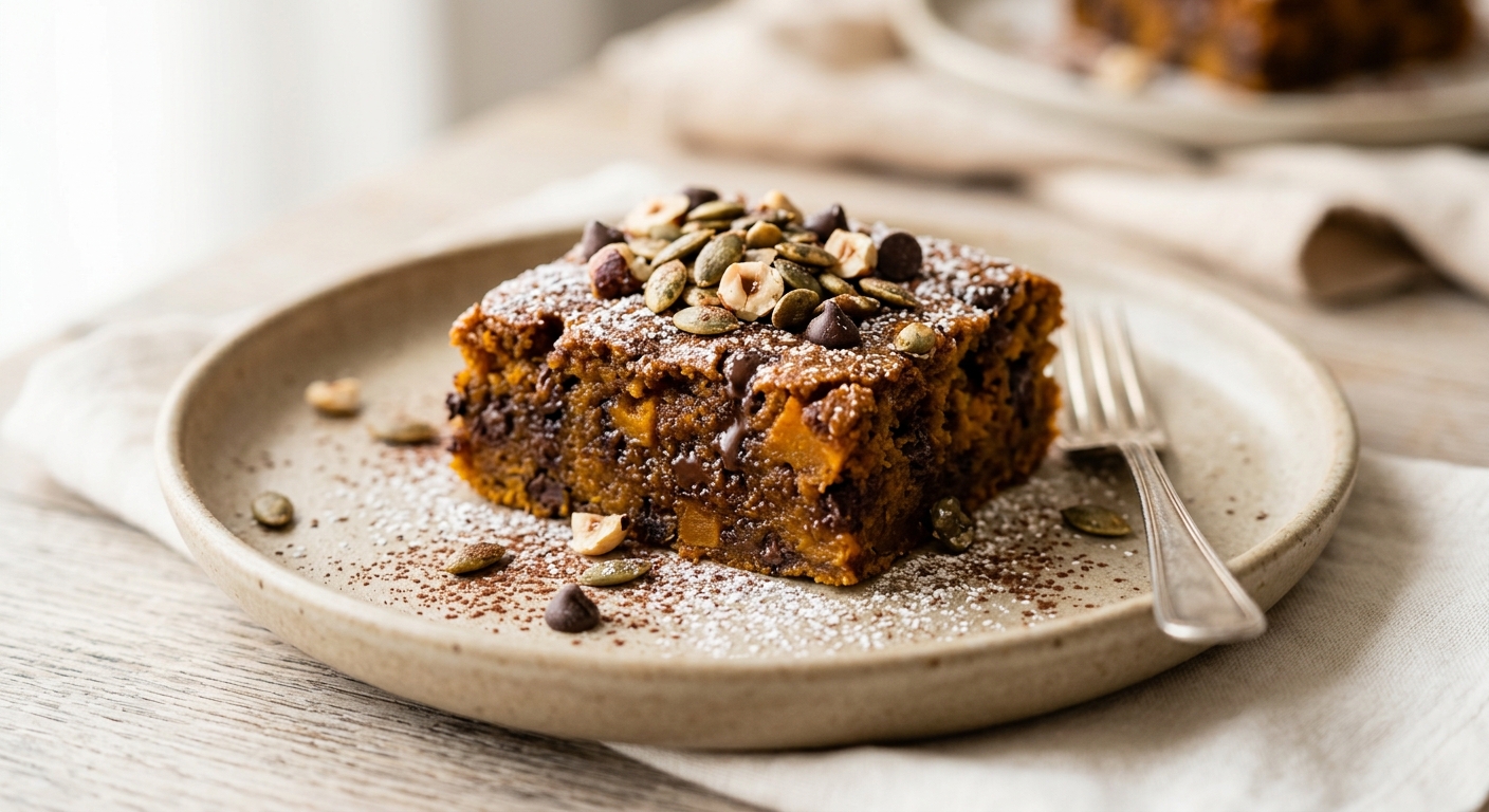 Fondant au potimarron et pépites de chocolat