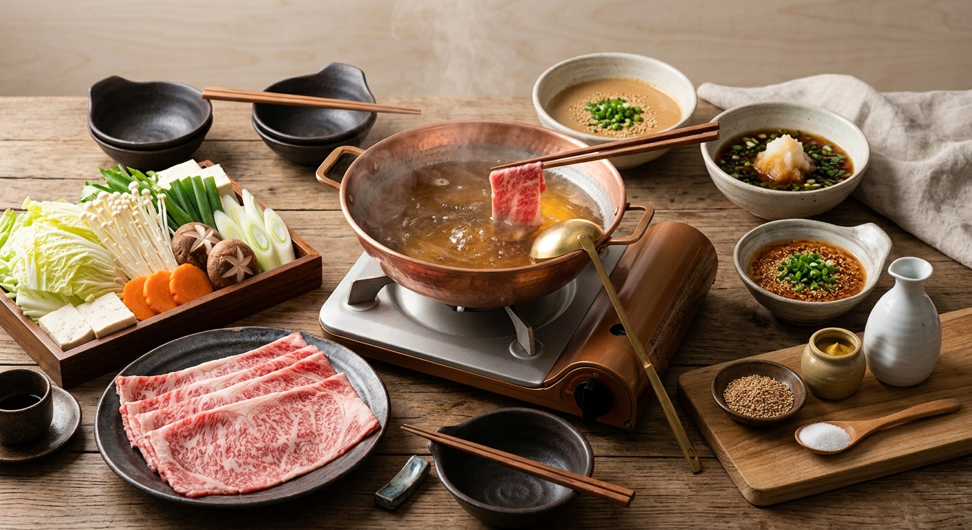 Fondue japonaise (shabushabu)