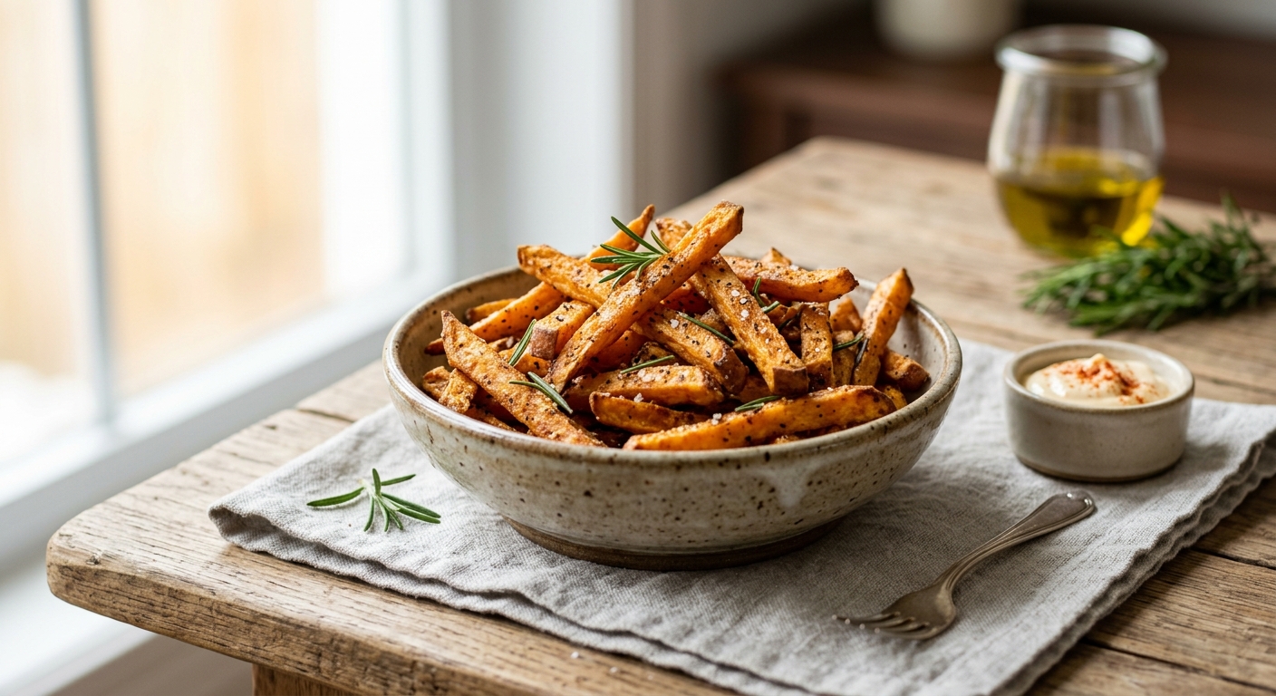 Frites de patates douces à l’airfryer