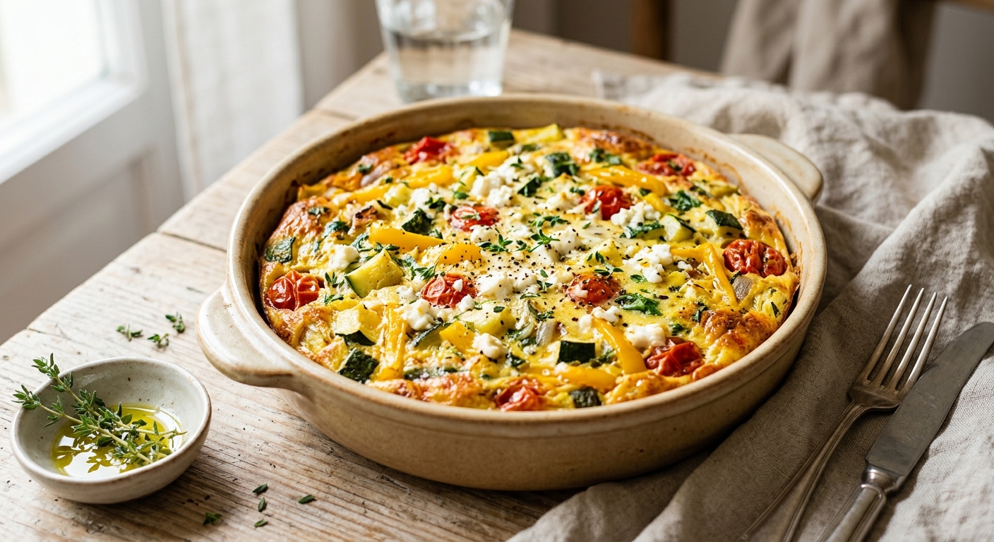 Frittata aux légumes du soleil