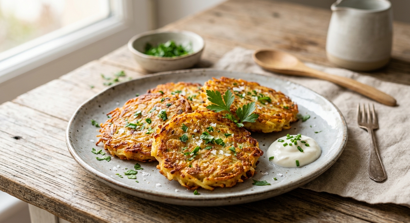 Galettes de pommes de terre au Thermomix