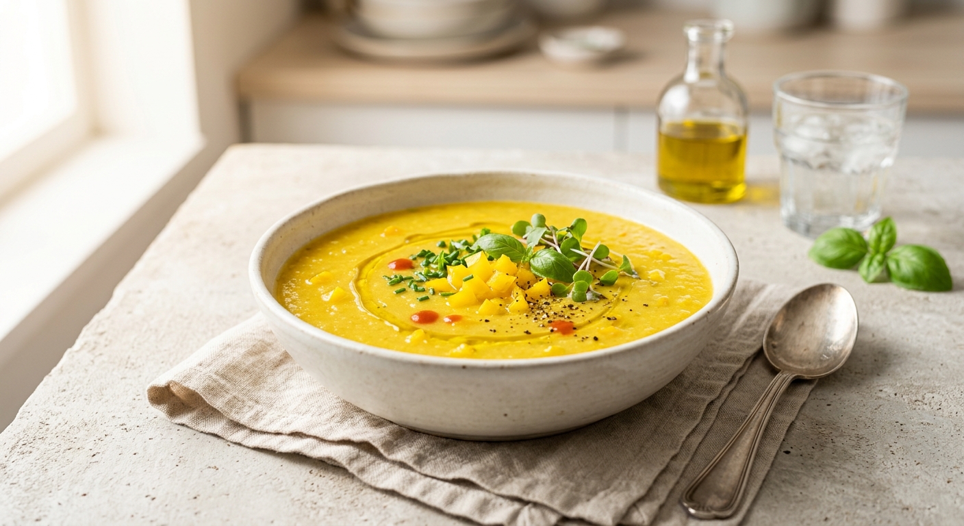 Gaspacho aux tomates Jaunes ou San Marzano