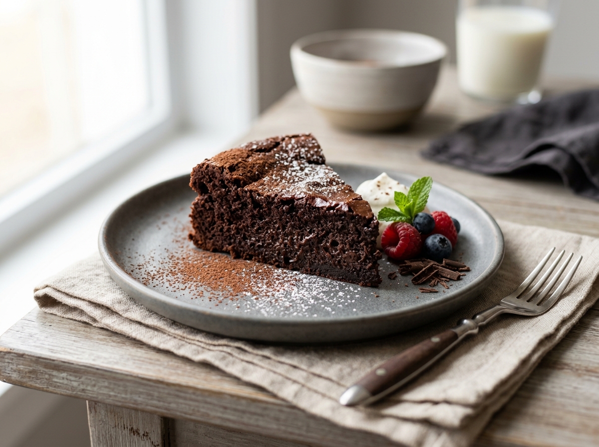 Gâteau au chocolat sans beurre