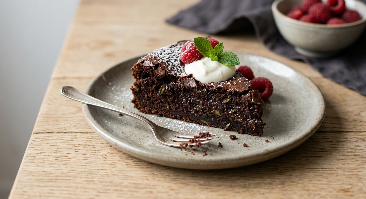 Gâteau chocolat courgette