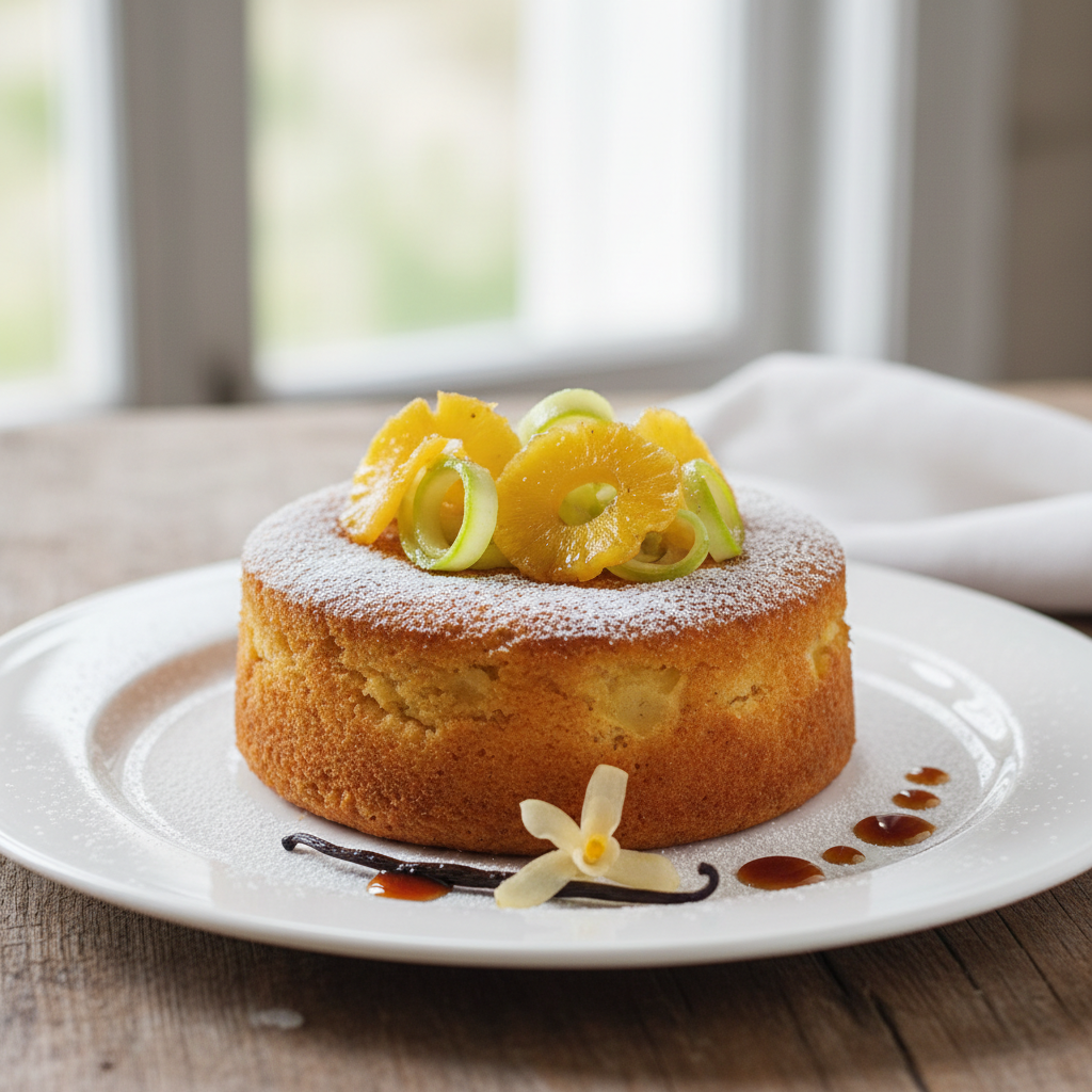Gâteau de chouchou à l’ananas Victoria