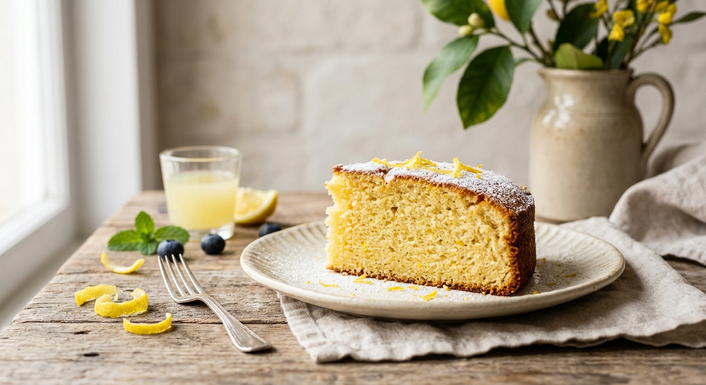 Gâteau moelleux au citron
