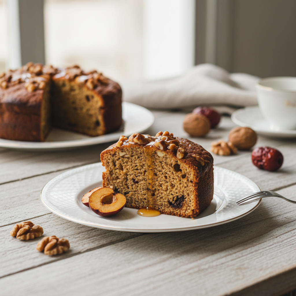 Gâteau noix-jujube
