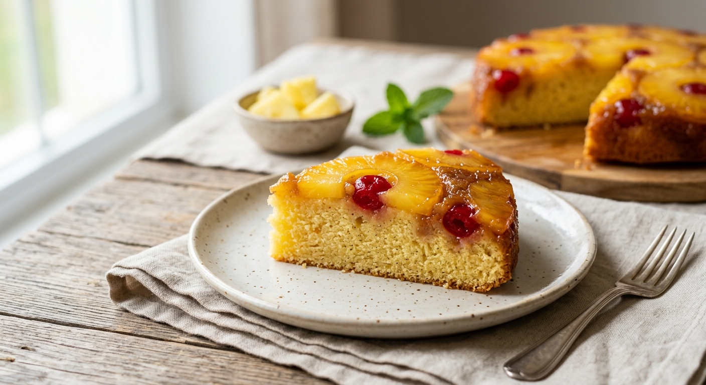 Gâteau renversé à l'ananas