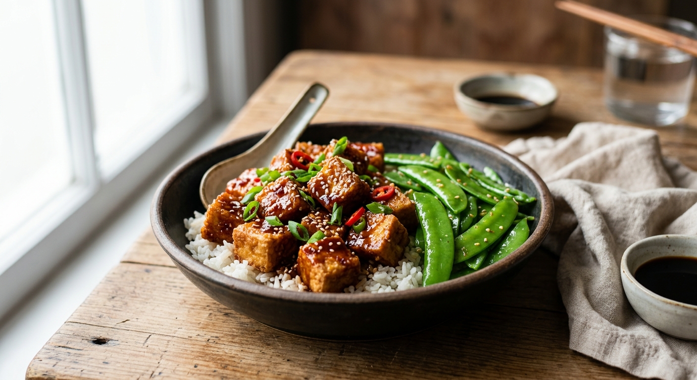General Tso's Tofu Bowl