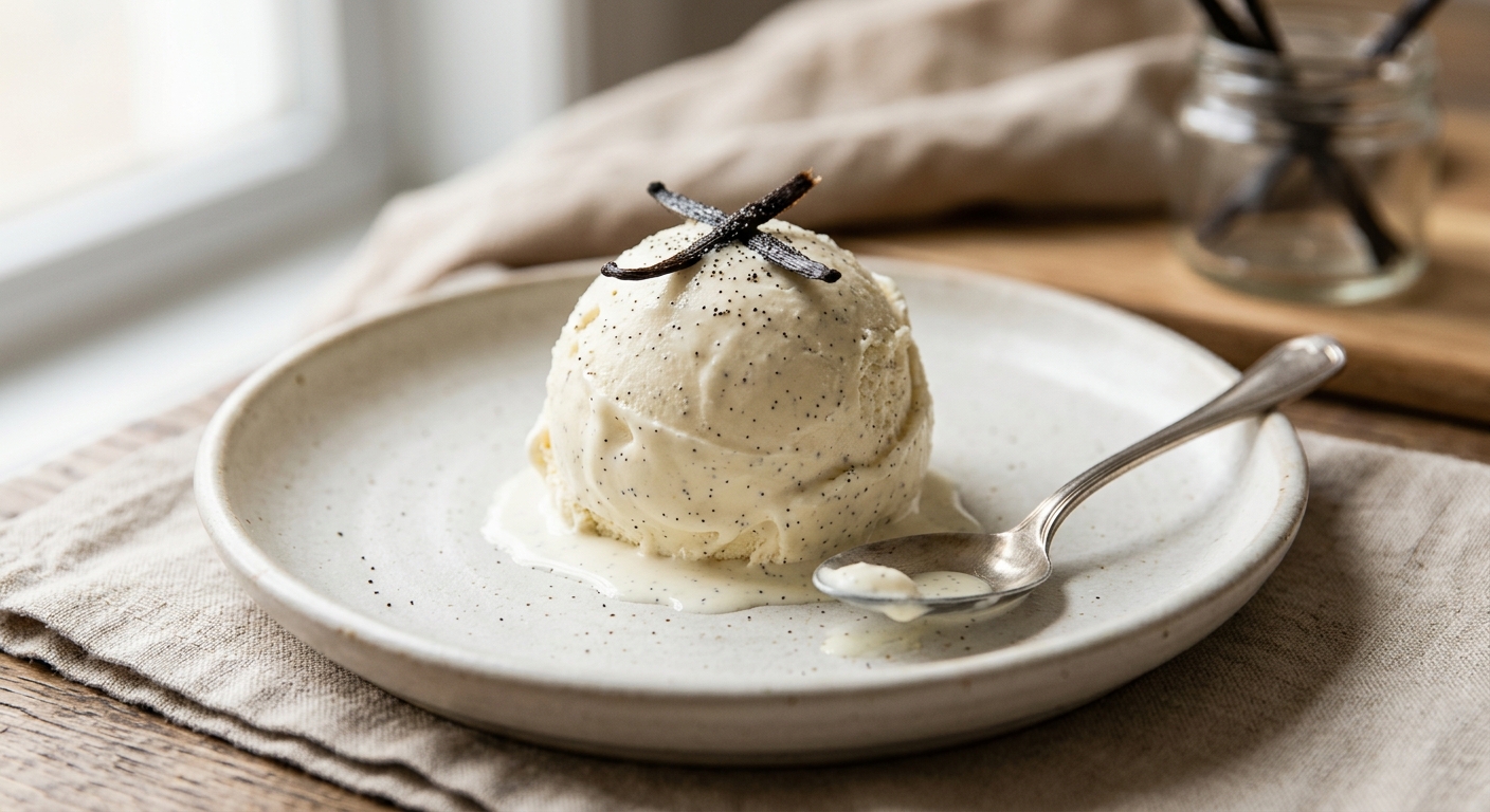 Glace vanille maison