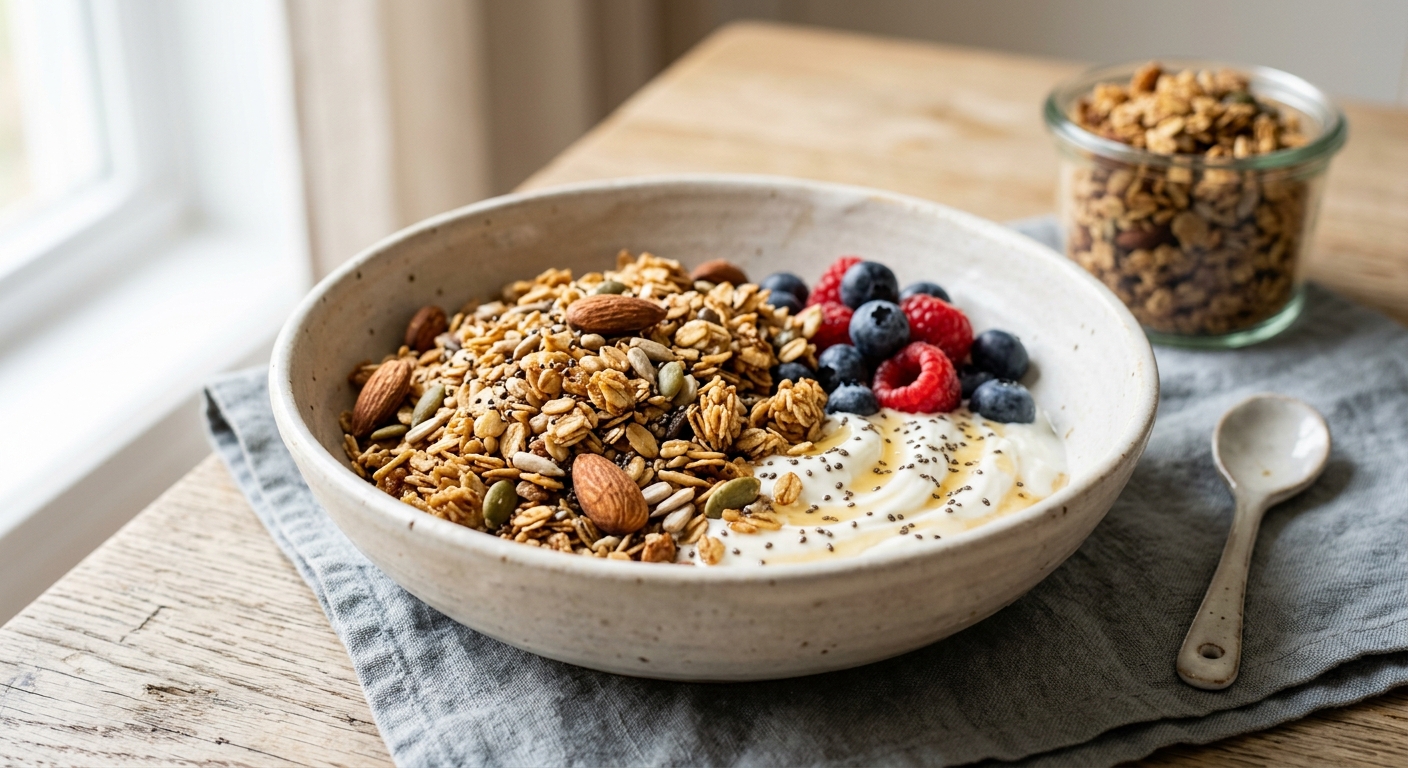Granola maison sain et croustillant au Airfryer
