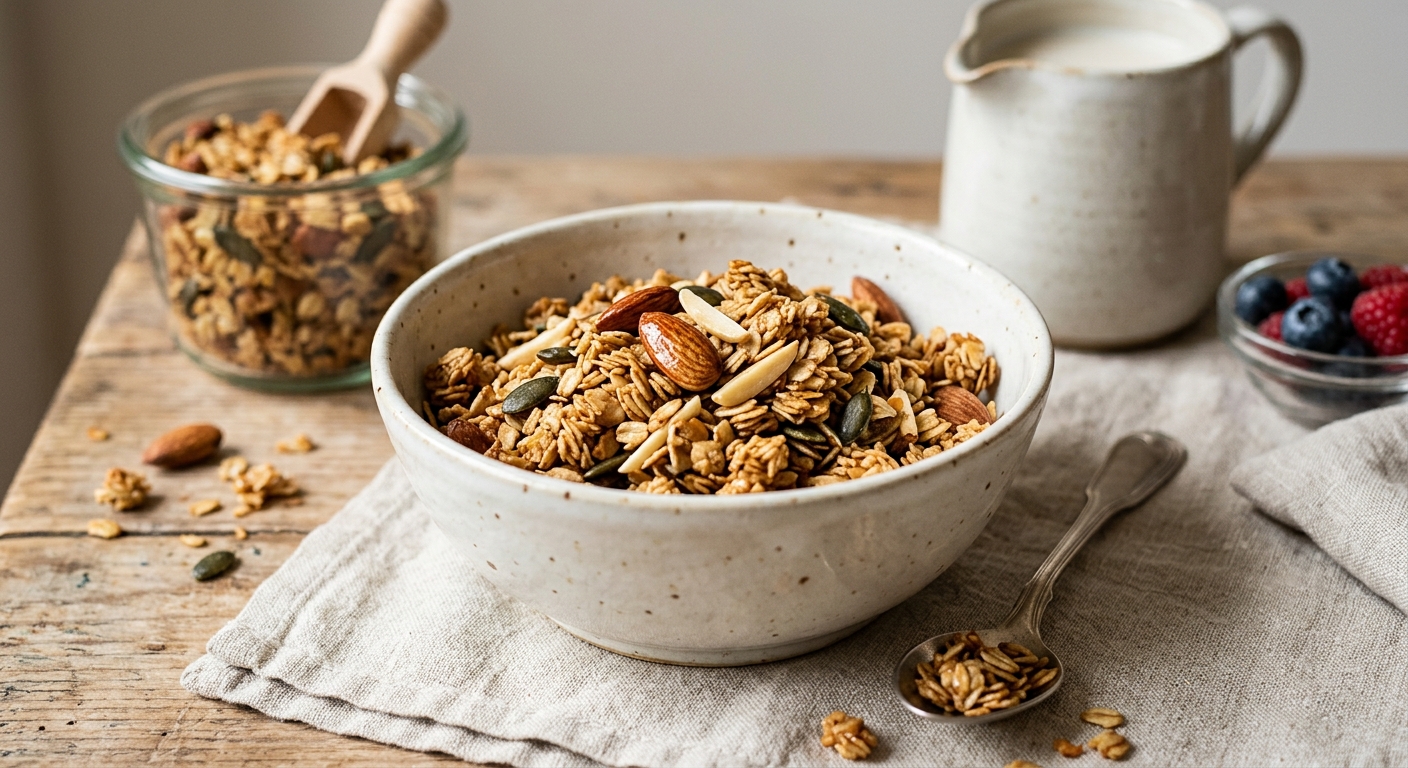 Granola (un peu) allégé
