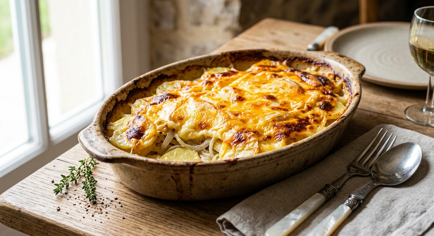 Gratin de pommes de terre au reblochon