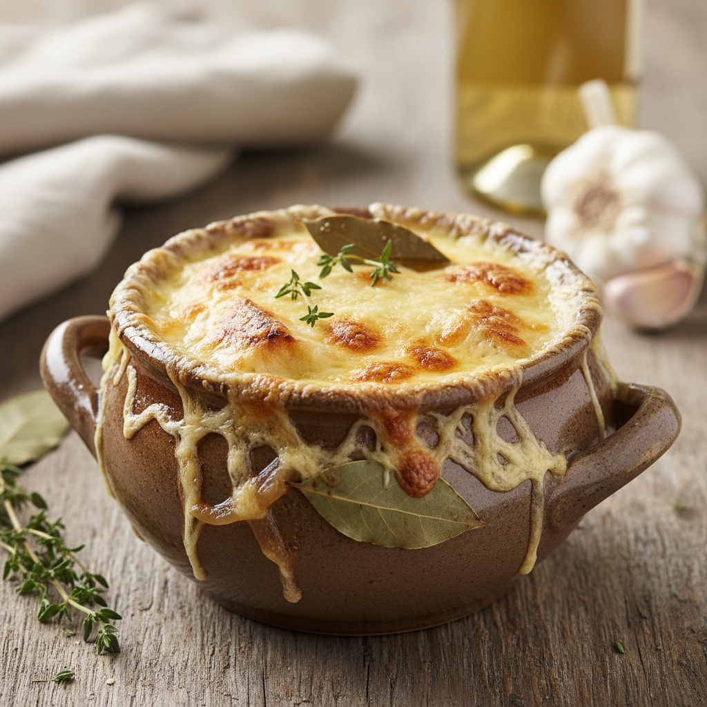 Gratinée à l’oignon
