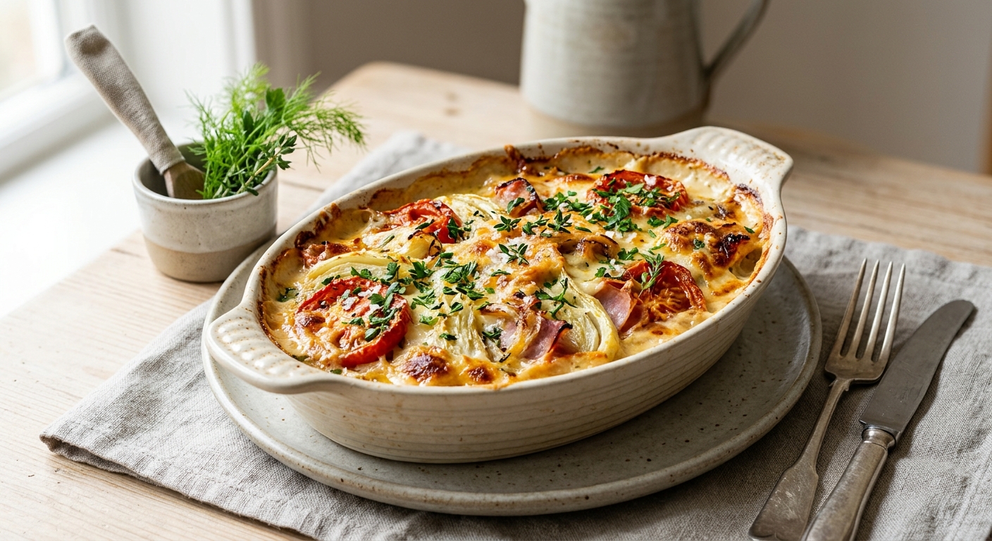 Gratinée de fenouils