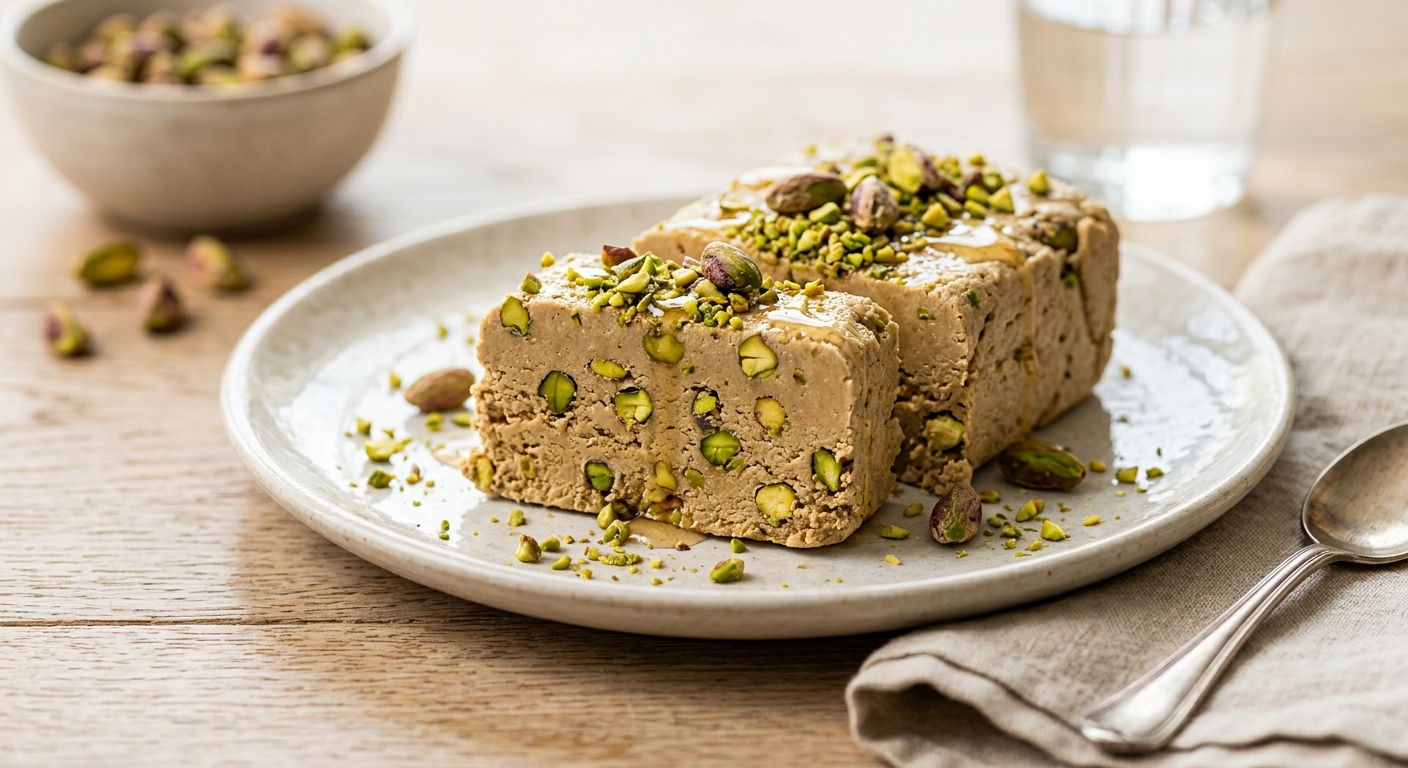 Halva à la pistache