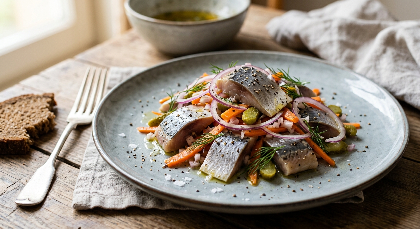 Harengs marinés à la russe